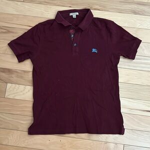 Burberry Brit Maroon Polo (heavily worn)